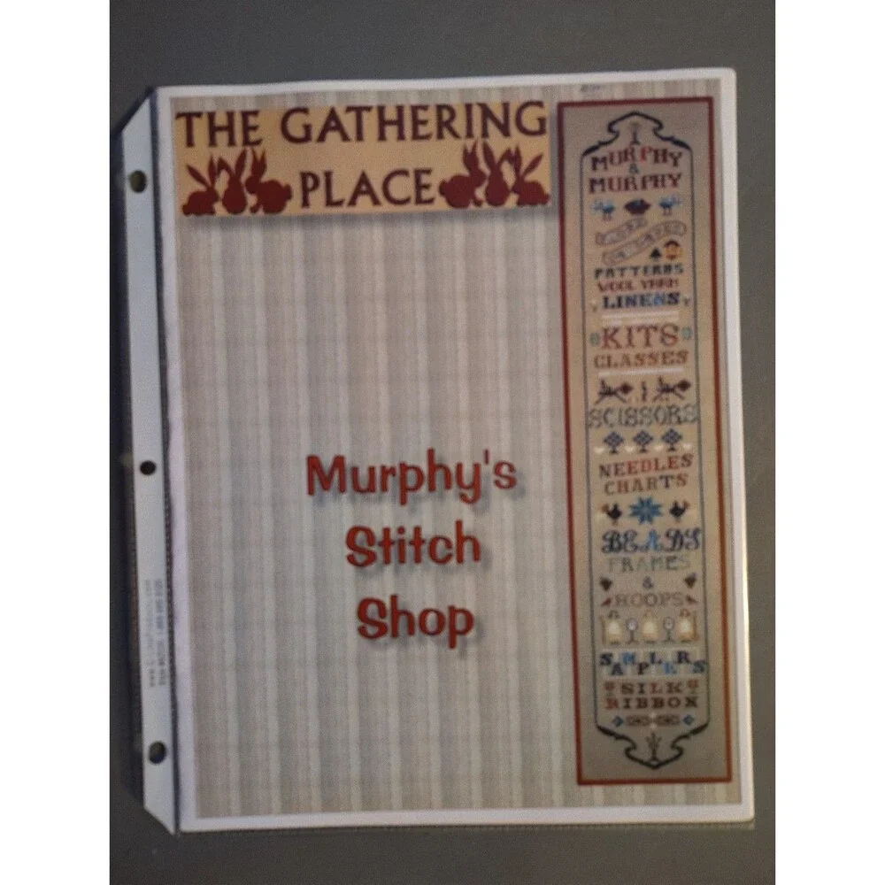 Murphy's Stitch Shop Cross Stitch Pattern The Gathering Place Vertical Sampler